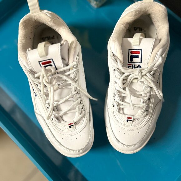 Fila Disruptor II Premium "White" - Women's Size US 8.5 - Picture 10 of 10